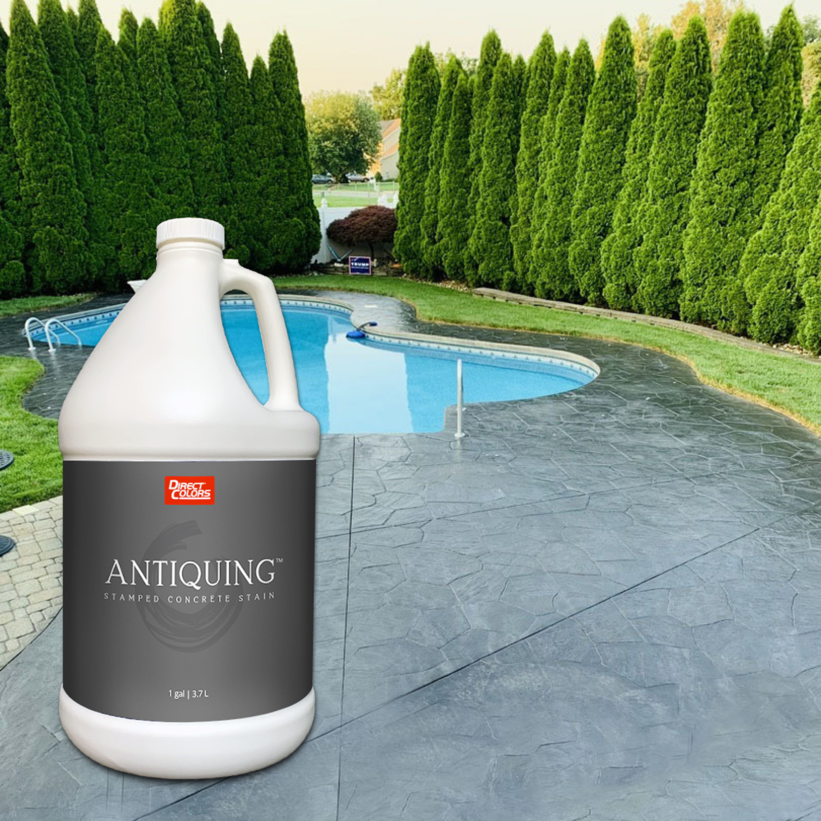 Antiquing™ Stamped Concrete Stain Gallery